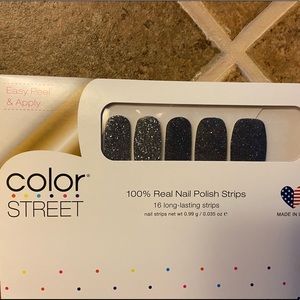 Color street nails color black